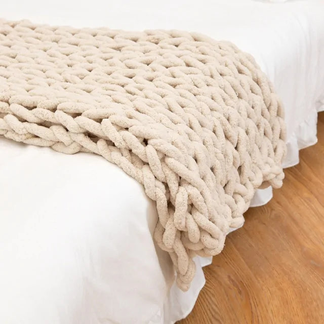 Yarn Knitted Blanket