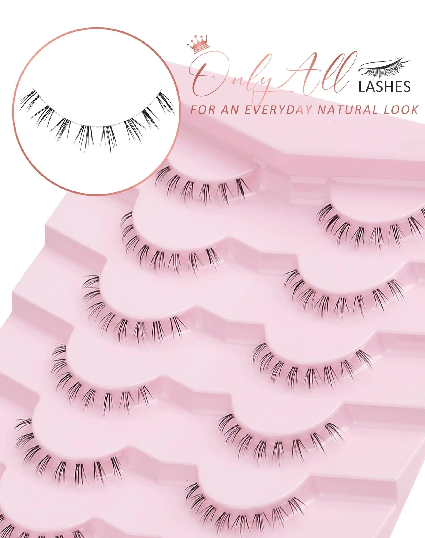 Bottom Lashes Bottom Eyelashes False Lower Lashes Fake Bottom Eyelashes 7 Pairs Bottom-9