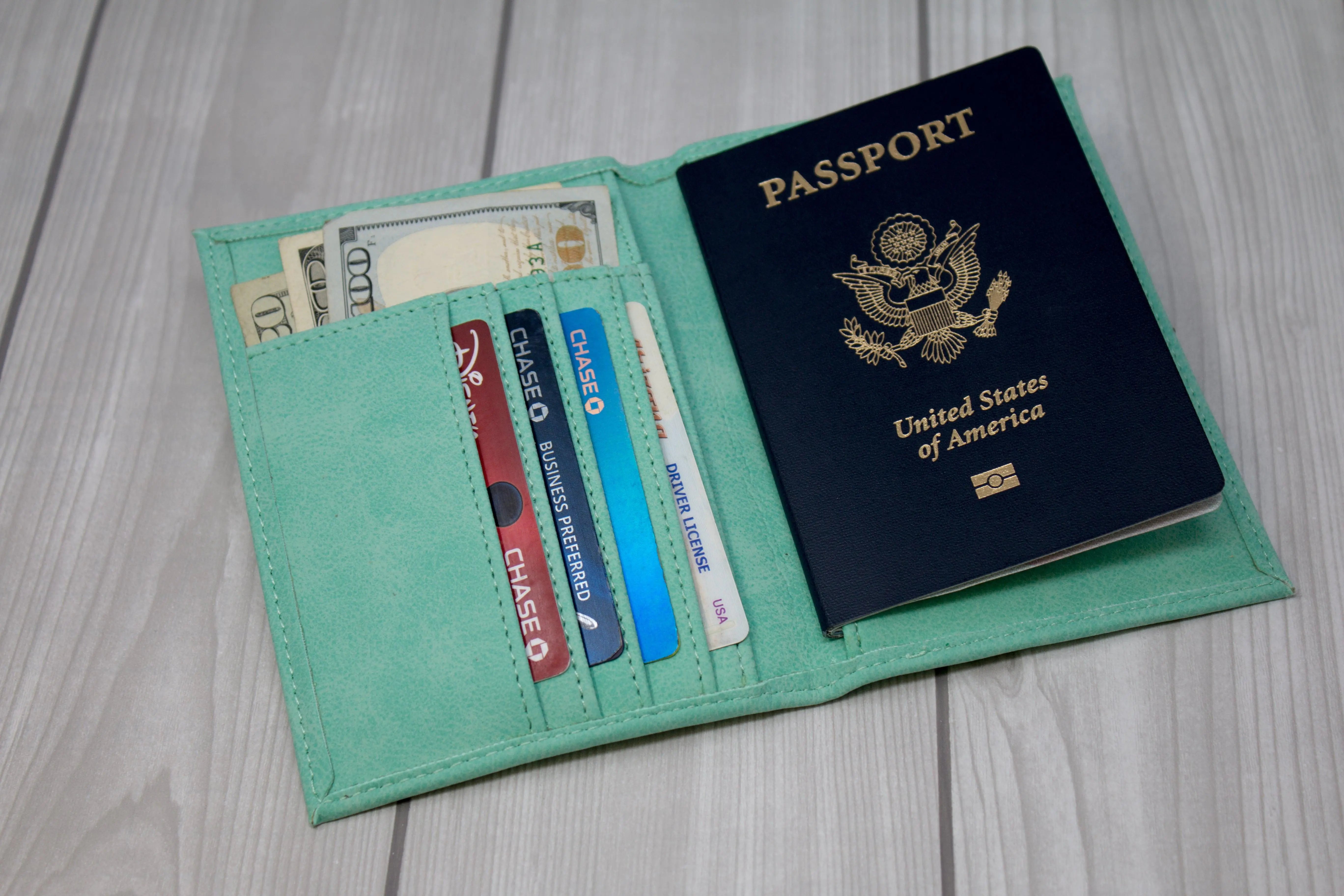 Leatherette Passport Covers