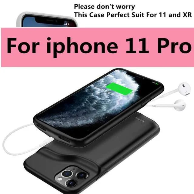 Smart Power Bank Charging Cover for iPhone