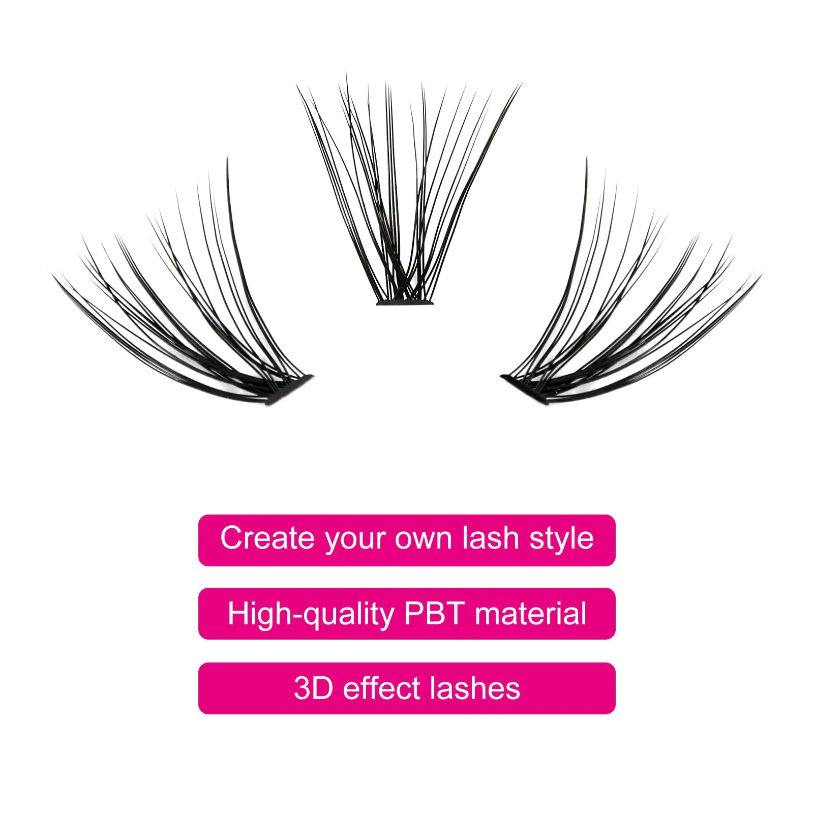 Cluster Lashes 30D DIY Eyelash Extension D Curl Individual Lashes Cluster Faux Mink Black 120pcs Eyelash Clusters Premade Fans Volume Lashes Makeup (30D-0.07-D, 12mm) RR30P-0.07D-12mm