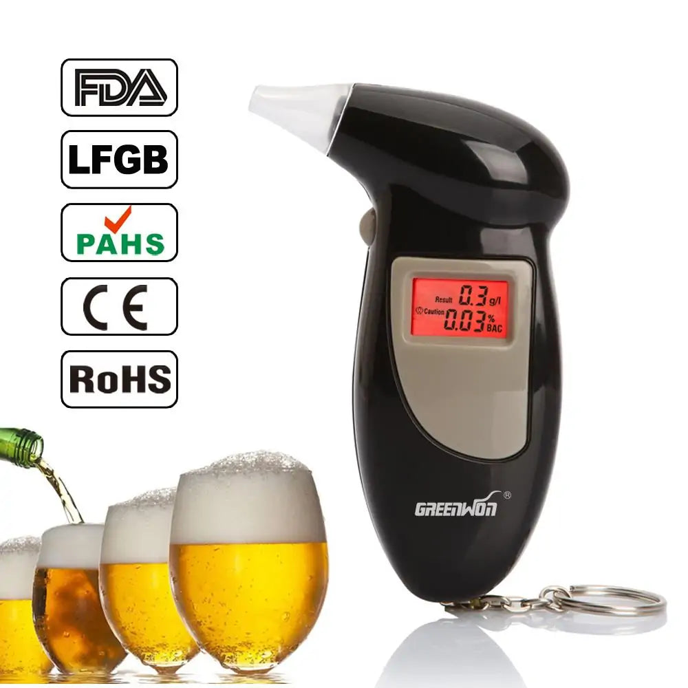 Digital Keychain Breathalyzer