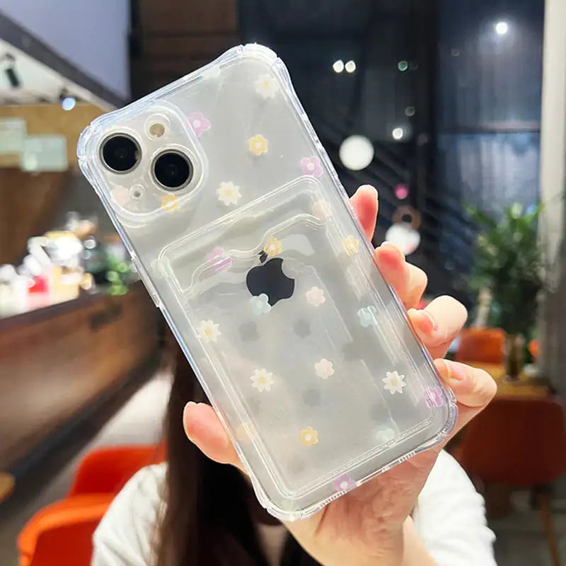 Transparent Love Heart Case For Phones