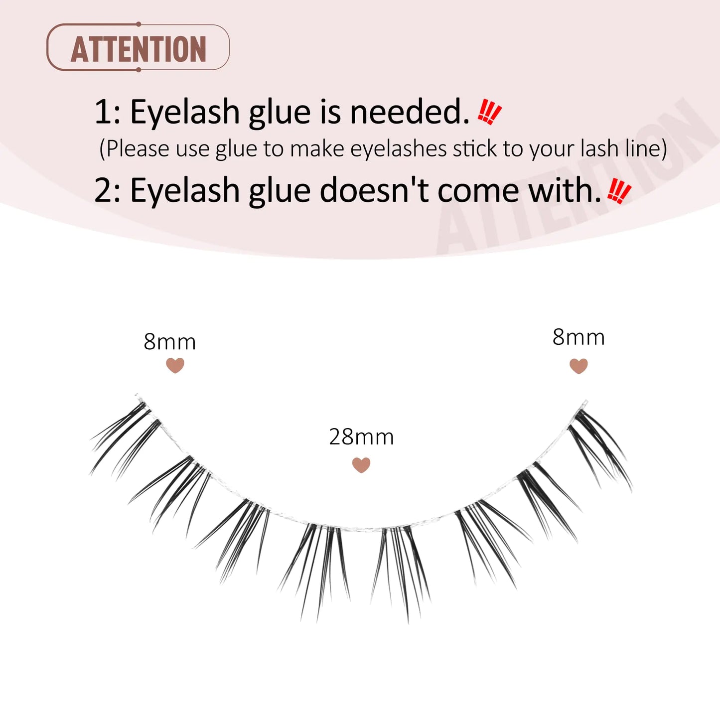 Bottom Lashes Bottom Eyelashes False Lower Lashes Fake Bottom Eyelashes 7 Pairs Bottom-9