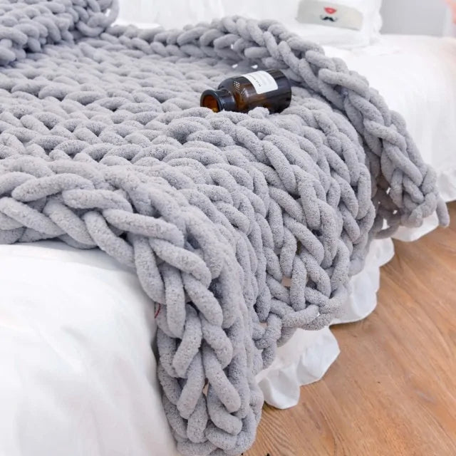 Yarn Knitted Blanket