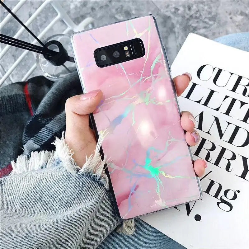 Laser Marble Samsung Cases