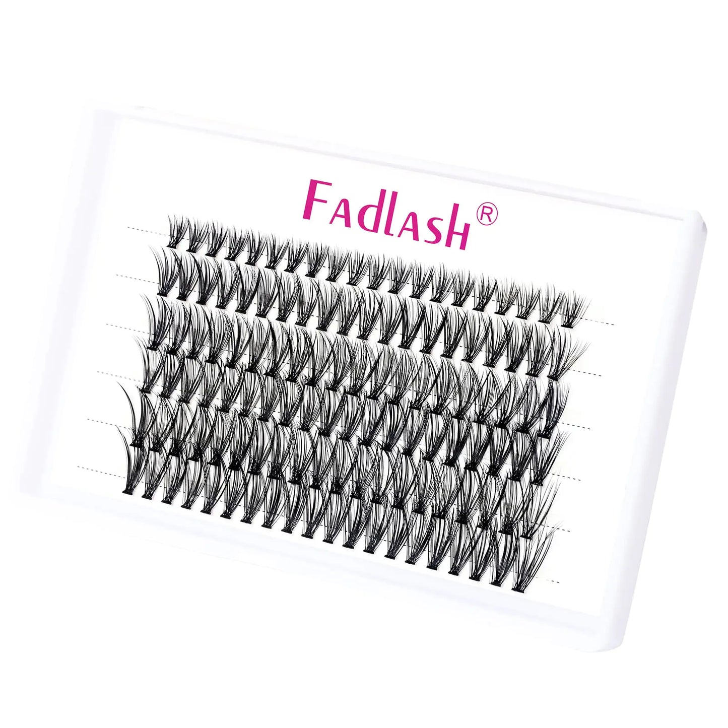 Cluster Lashes 30D DIY Eyelash Extension D Curl Individual Lashes Cluster Faux Mink Black 120pcs Eyelash Clusters Premade Fans Volume Lashes Makeup (30D-0.07-D, 12mm) RR30P-0.07D-12mm