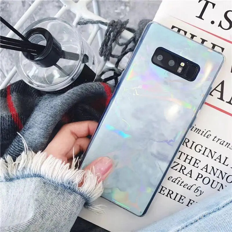 Laser Marble Samsung Cases