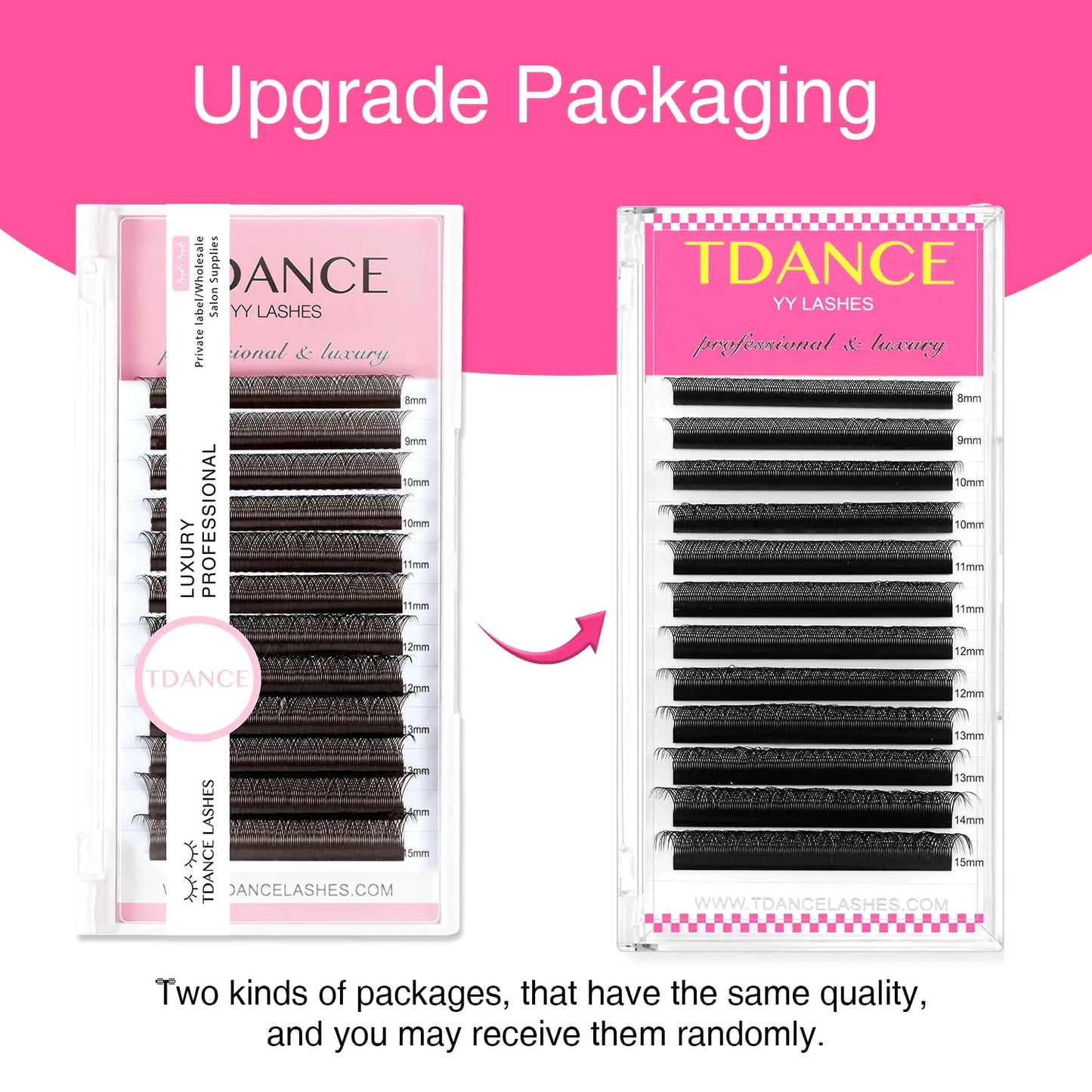 TDANCE YY Lash Extensions C Curl 0.07mm Thickness Volume Extension 4D Fans 10mm YY Lashes Long Lasting Easy Application Lashes Premade Fans Matte Black Lashes(YY, C-0.07,10mm) YY-C-0.07 10 mm